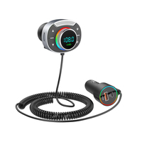 Car FM Transmitter Bluetooth 5.3 FM Modulator Aux 3.5mm Jack AUX Adapter Car Kit Handsfree Aux Audio Car MP3 Player Car Kit