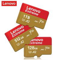 Lenovo 2TB Memory Card 1TB Class 10 High Speed U3 A2 Memory Flash Card 128GB TF Card 256GB 512GB Micro TF SD Card For Dash Cam