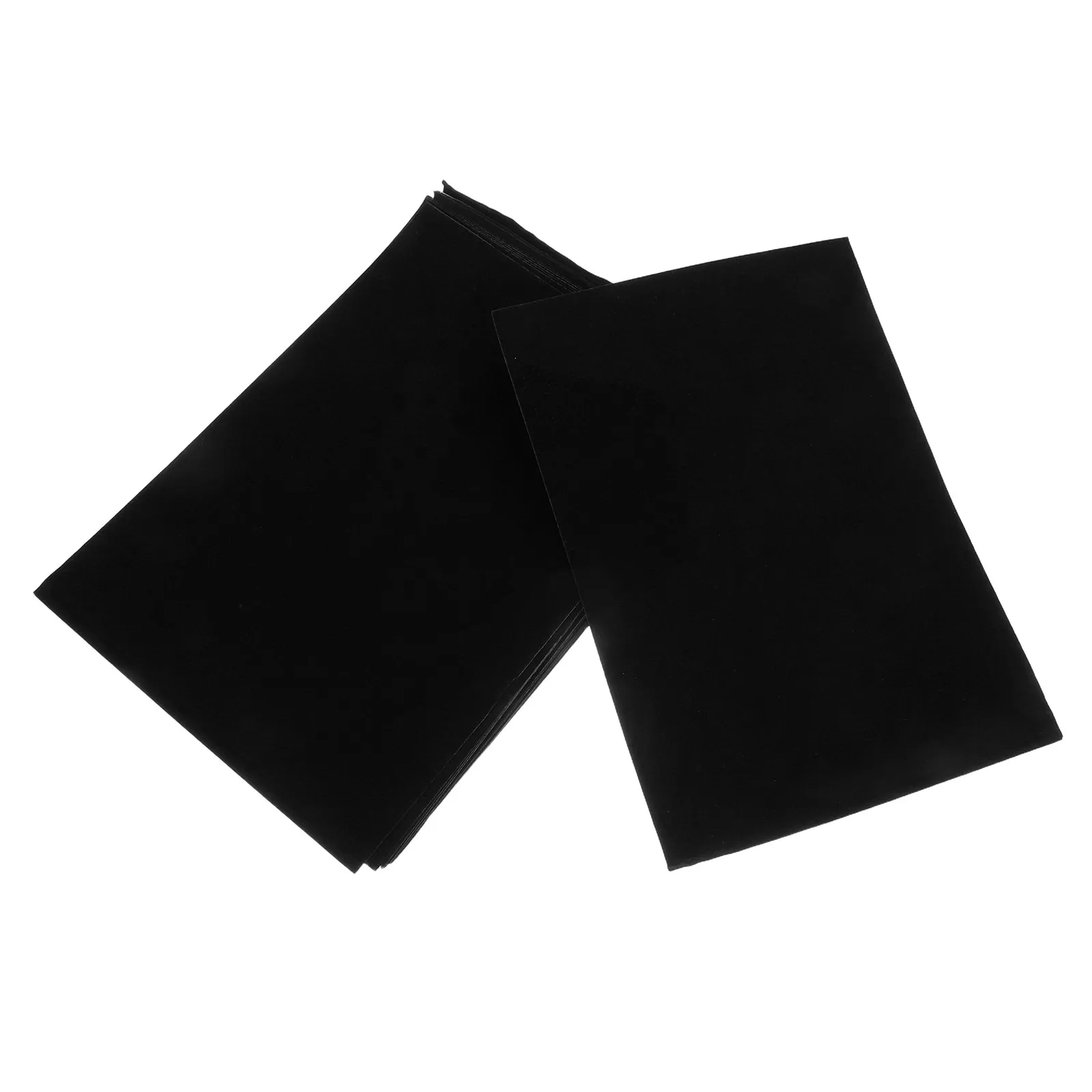 

20Pcs Black Self Adhesive Flocking Fabric Sheets A4 Size Peel Stick Liner for Jewelry Boxes Drawer Inserts DIY Craft Art