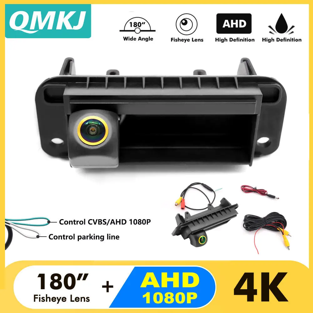 180度ナイトビジョンahd-1080p車載リアビューカメラ-メルセデスベンツcクラスw204-w205-c180-c200-c260-s204-w212-c63-amg用