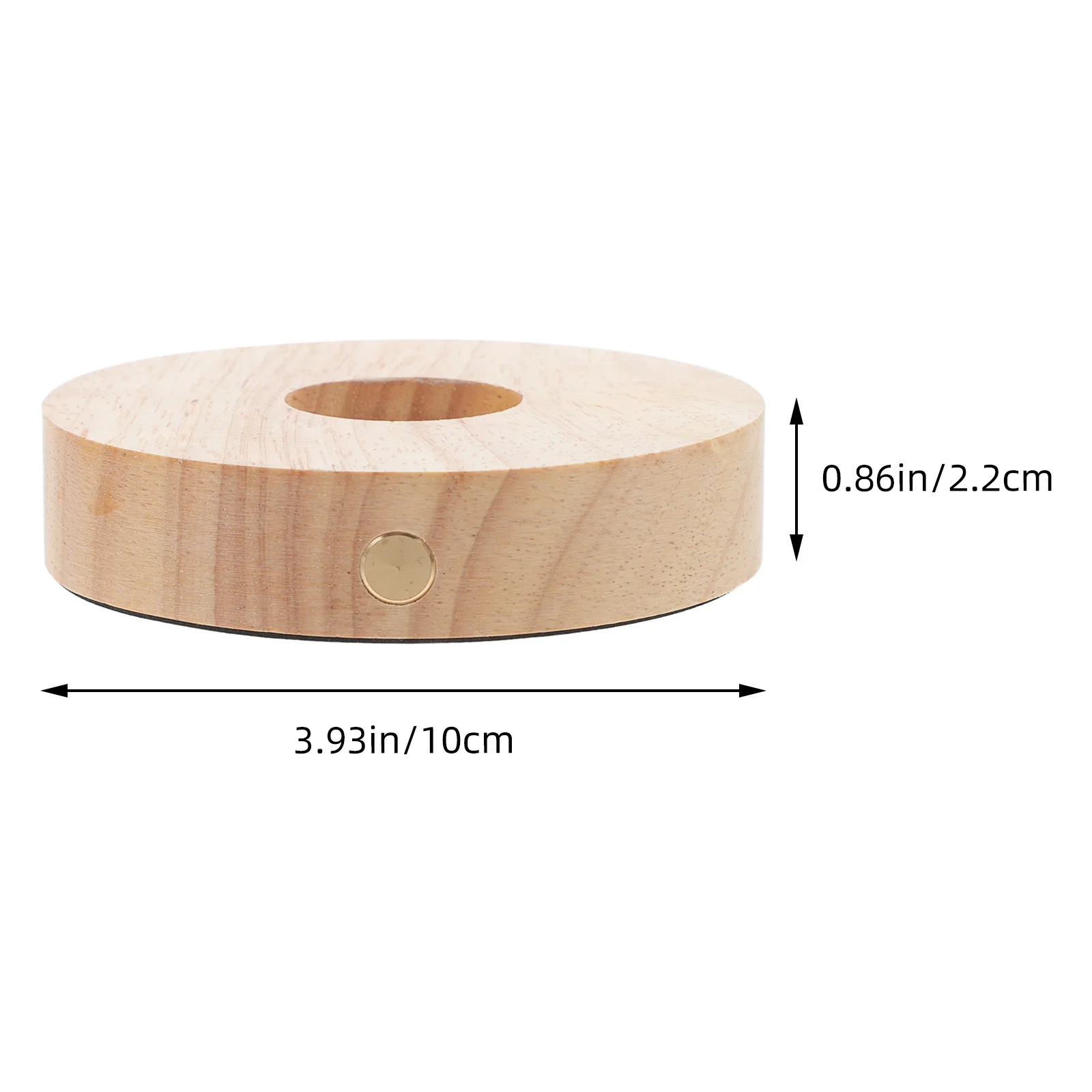 1 مجموعة الخشب عرض الركيزة مصباح ليد قاعدة ل كريستال الكرة Usb بالطاقة مضيئة حامل عرض الزخرفية للمجوهرات من مادة الراتنج #2