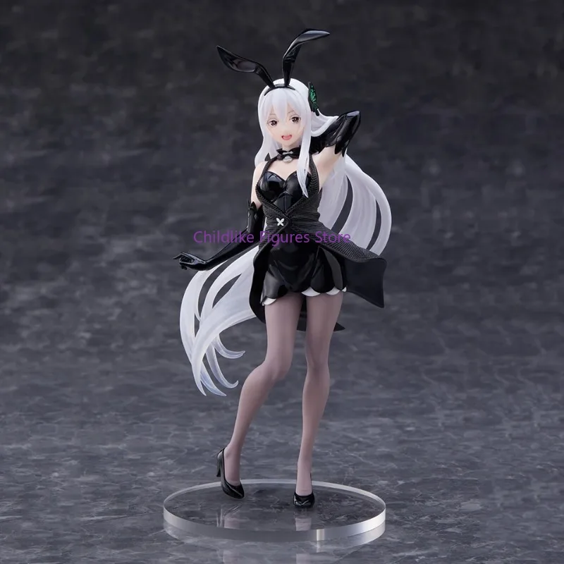 Original Genuine TAITO Re: Zero Starting Life in Another World 18cm Echidna Coreful Bunny Girl PVC Anime Figure Toy Gift