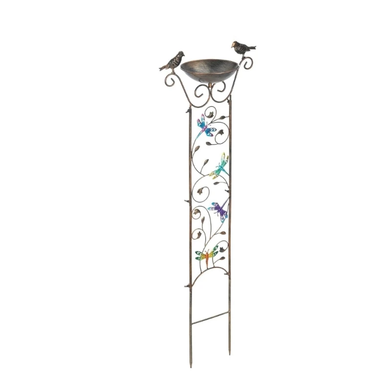 Long Enduring Exterior Plant Holder With Combined Container And Ornamental Winged Decorations high quality