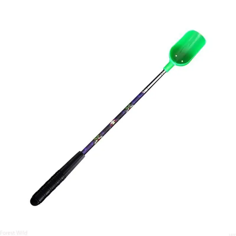 Telescopic Fishing Baiting Spoon 3 Section Casting Shovel For Feeding Particles Boilies Fishing Tackles Accessories Kit