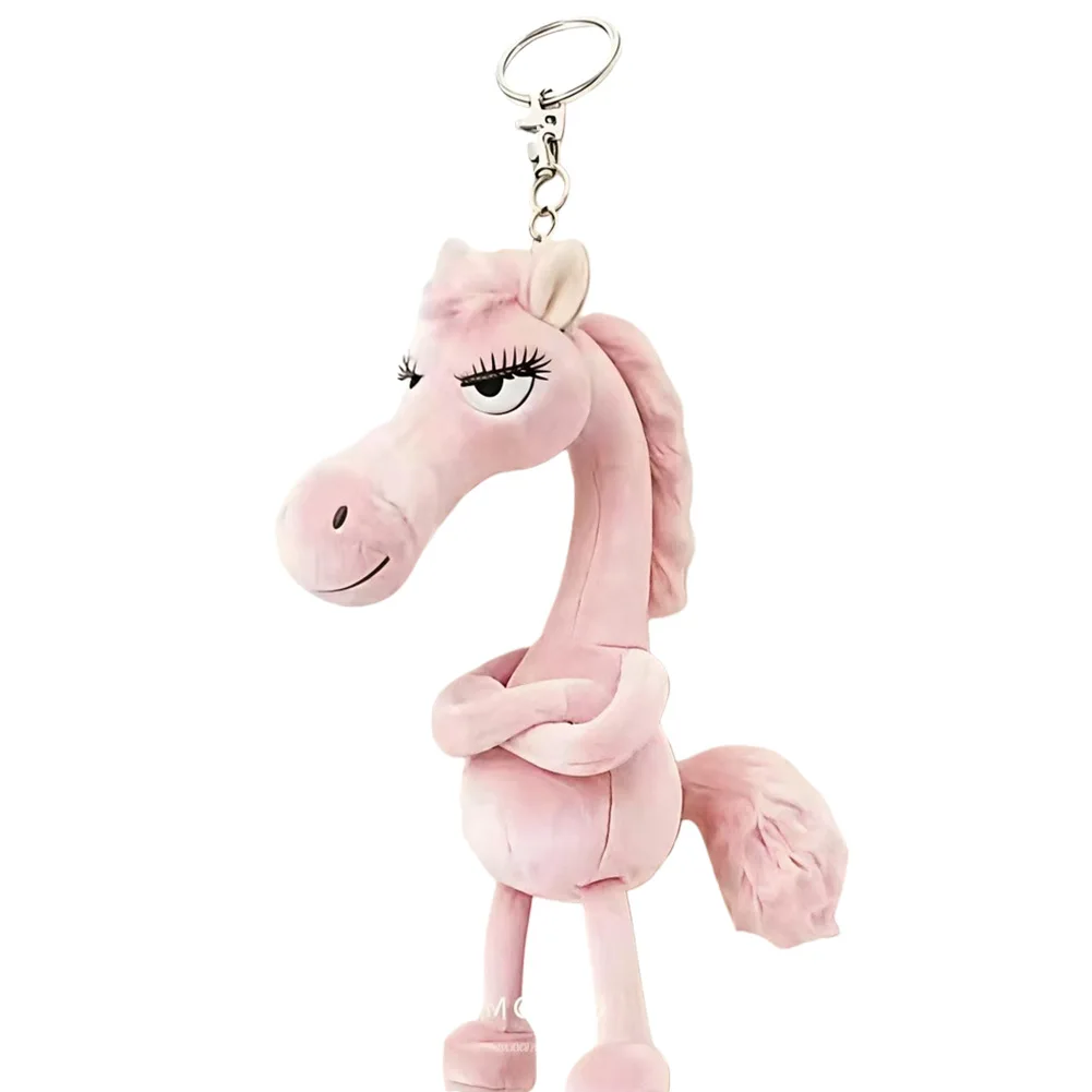 

Plush Keychain Featuring 2026 Year of the Horse Symbolism for Strength Motivation and Daily Inspiration on Keys or Backpacks