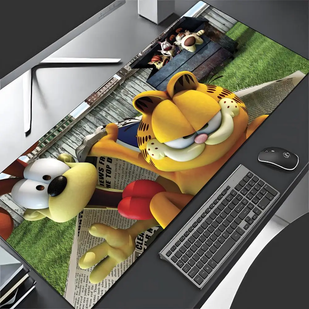 The G-GarfieldS-Movies Mouse Pad Cartoon Lockedge Large Gaming Pad Computer Gamer Keyboard Mat Desk Mousepad PC Desk Pad