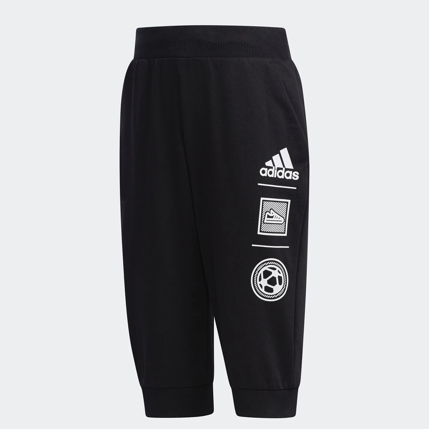 

Оригинальные сезонные новые детские тренировочные брюки Adidas LK KN 34 PNT 3/4 длины DW4076