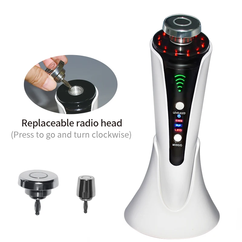 

Mini 3 in 1 Radio Frequency Machine RF Facial Beauty Device Eye Neck Anti Aging Wrinkle Skin Rejuvenation Face Lift Tighten Tool