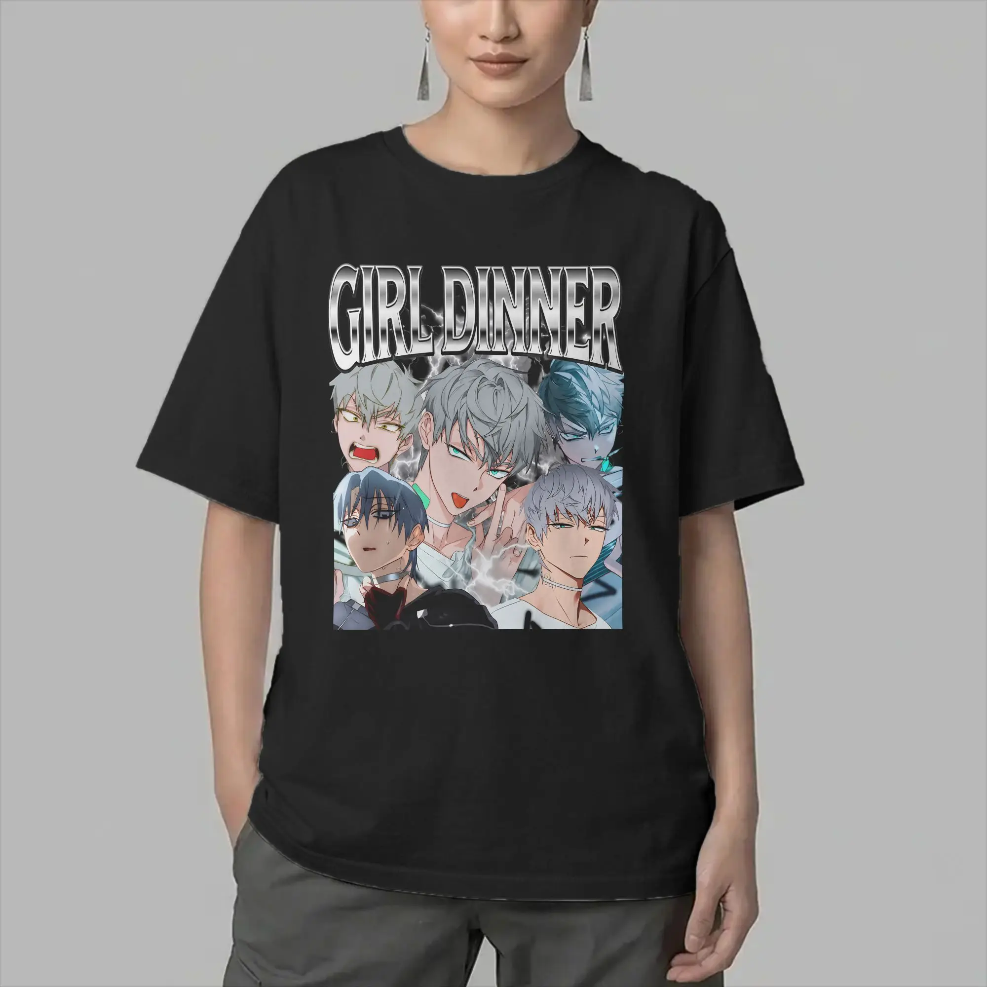 Men T-Shirts Alien Stages Anime Till Awesome Pure Cotton Tee Shirt Short Sleeve  T Shirt O Neck Clothing Classic