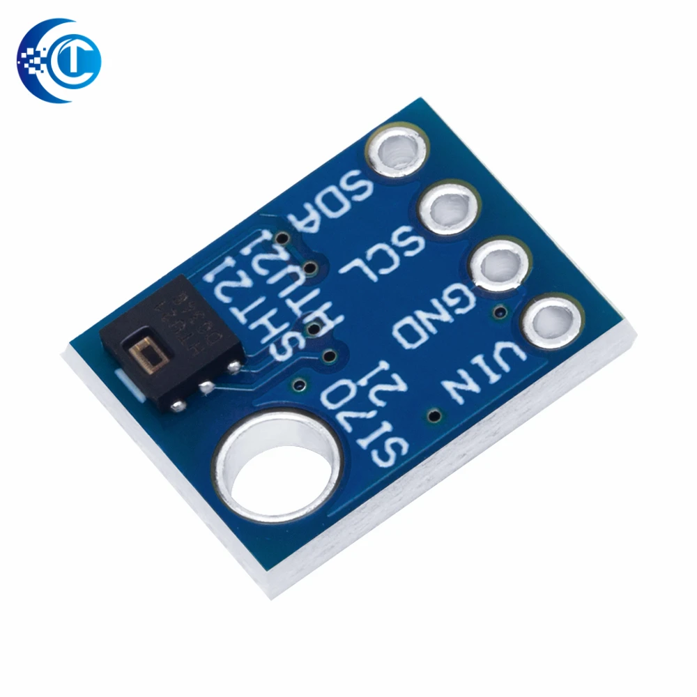 para Arduino Si7021 - Baseado GY - 21 Módulo Sensor de Umidade Industrial - Interface I2C, Baixa Potência CMOS IC