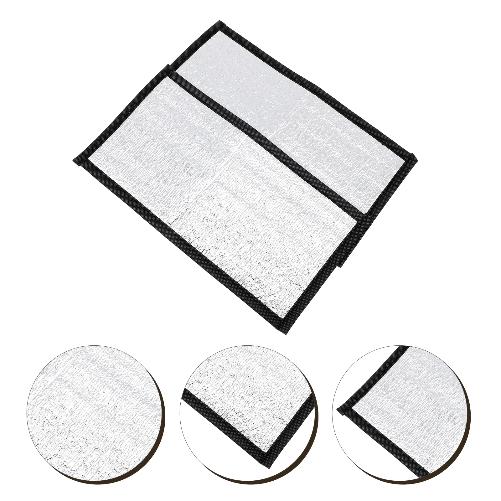 

2Pcs Reptile Heating Pad Reflective Film Warm Base Insulation Mat for Snake Lizard Turtle Pet Winter Sleep Mat