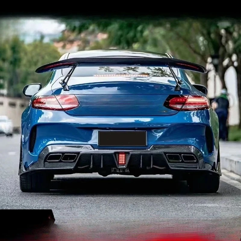

Suitable For Mercedes-Benz W205 C63 Two-door Version C-class Coupe Modified IM Half-carbon Rear Bar Carbon Fiber Rear Bar Rear