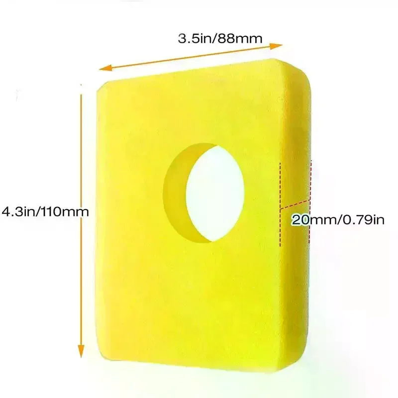 Hot New Pro Top 2018 Air Filters Foam Sponge Yellow 799579 Accessories Field Filter Kit Air High Quality