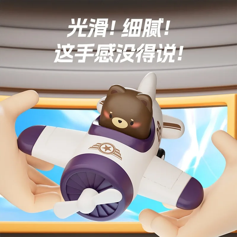 1 قطعة الأطفال الصحافة الجمود التراجع سيارات لعبة الأطفال لغز متعة الكرتون لطيف الحيوان النمذجة Toygifts للبنين بنات 3-9Y