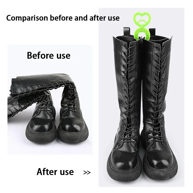 1/2/5Pcs New The Boots Standing Upright Plastics Boot Support Bracket Clip-on Fixed Shoe Support Medium-High Boot Support Keep