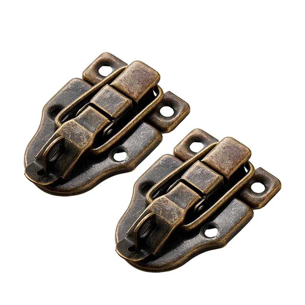 Flight Case Latch Bronze Lock Flight Case Luggage Lockable Pulling Force Toggle Closure 69*40mm Duckbill Padlock Attachment