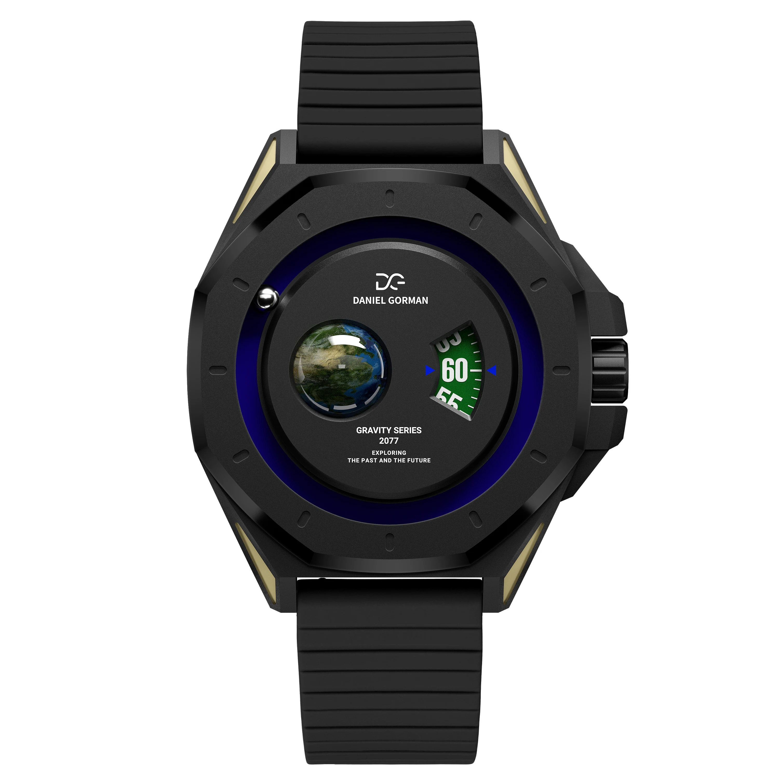 Gorman Watch DG0132.KE Head Turner Design Three Body Black Earth Watch Streetwear Limited Edition Biking Hiking Outdoor Gifts AA