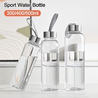 Plastic Water Bottle for Drinking Portable Sport Tea Coffee Cup Kids Water Bottle for School Kitchen Tools
