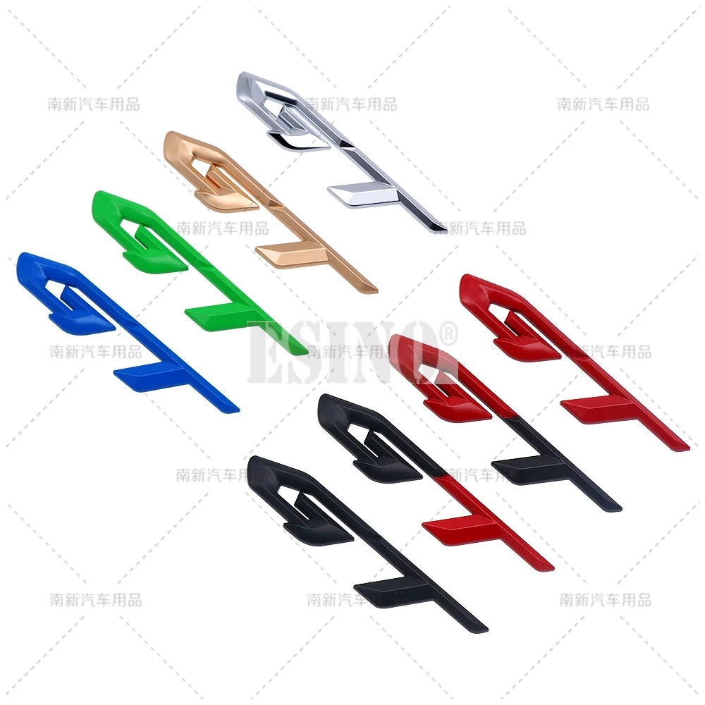 3D GT Metal Zinc Alloy Badge Fender Adhesive Emblem for KIA Forte Optima Picanto Stinger Sorento K5 KX5 KX7 - Body Emblem