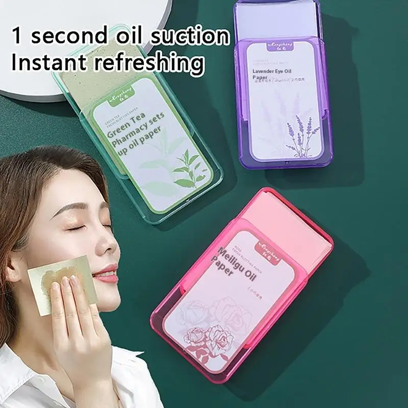 Face Oil Absorbing Paper Summer Oil Control Wipes Absorbing Sheet Oily Paper Face Cleansing Makeup Tool Face Oil Blotting