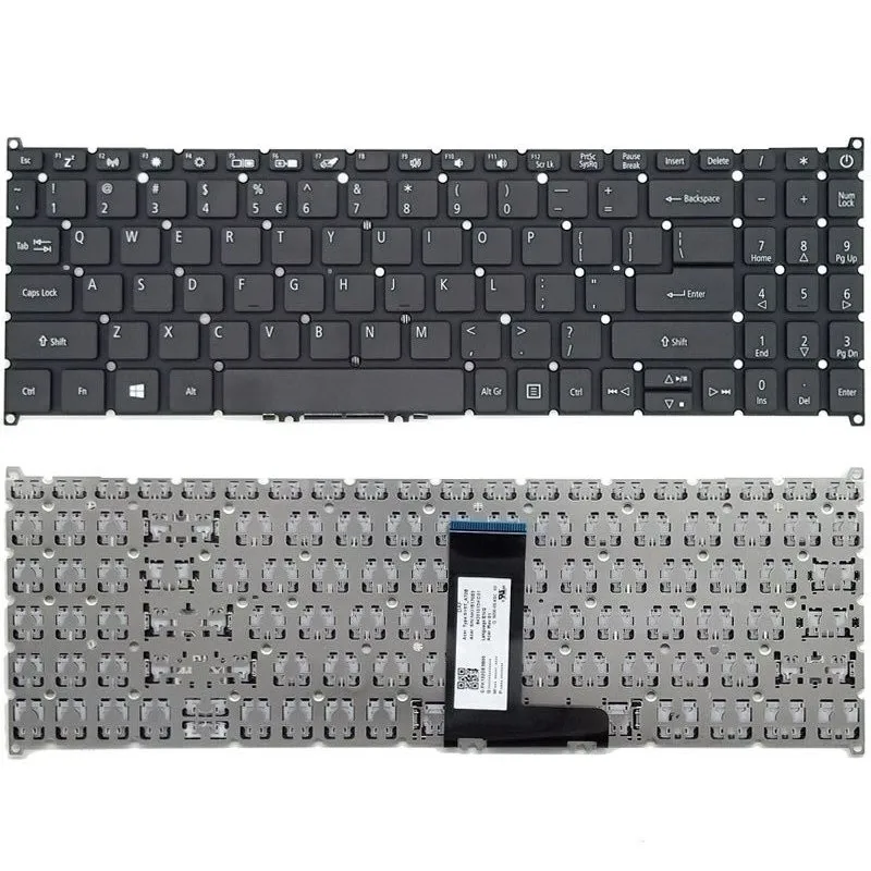 US/RU Keyboard For Acer Extensa EX215-21 EX215-51 Aspire A315-54  A515-54 NKI15170AZ SV5T-A72B Backlit