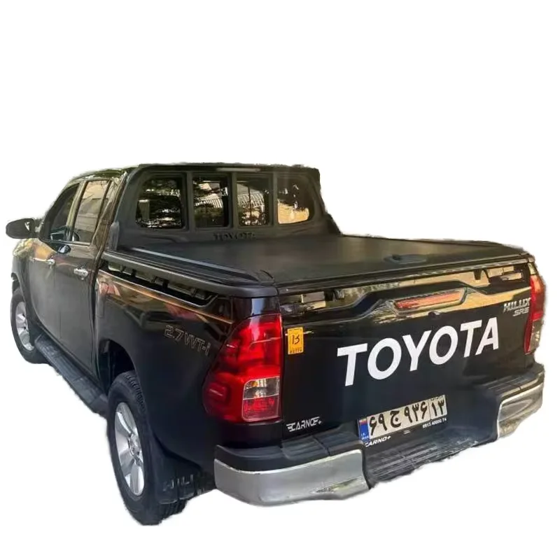

Brand New PickupTruck Bed Retractable Roller Lid Tonneau Cover For Toyota Hilux GR Sport Vigo Revo Rogue SR5 Rocco Conquest Adve