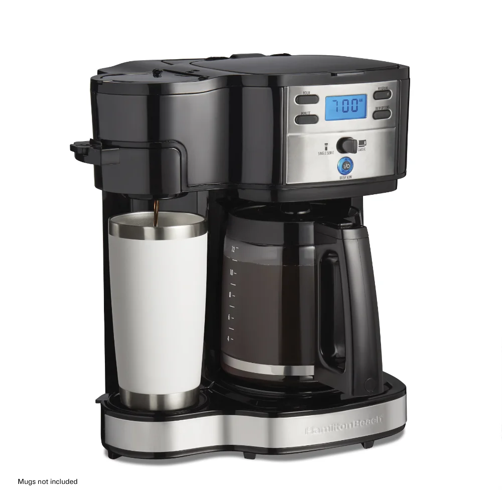 

Programmable Coffee Maker, Single-Serve or 12 Cups