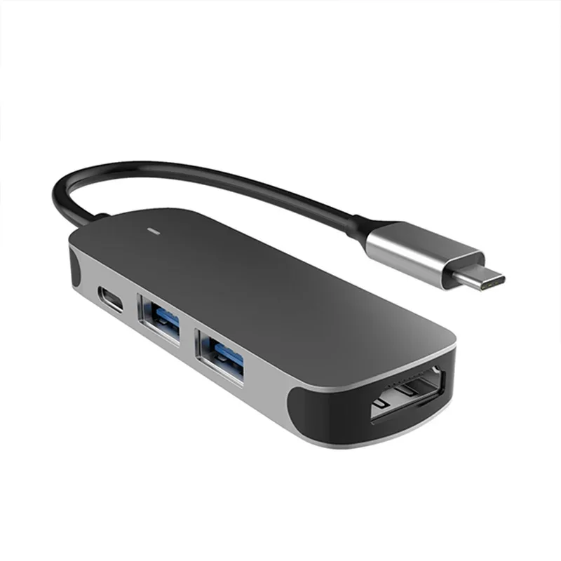 

4 In 1 USB-C HUB type C to USB 2.0/3.0 Adapter docking station laptop pro Pro Splitter CA03