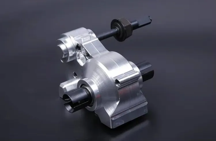 CNC-precisiebewerking van volledig metalen versnellingsbak met differentieel voor 1/5 ROFUN KM HPI BAJA 5B 5T 5SC