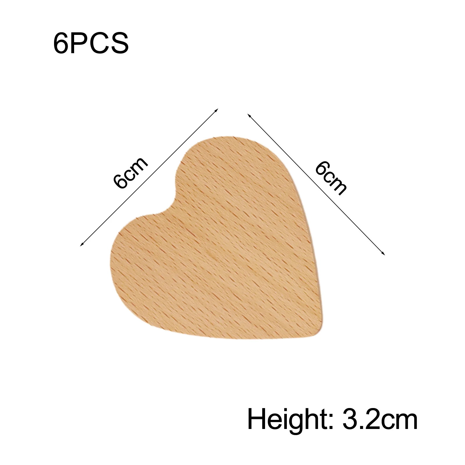 

Beech Wood Handles Heart Shaped Handles 60*60mm Charming Heart Shaped Pulls Heart Shaped Handles Easy Installation Instructions