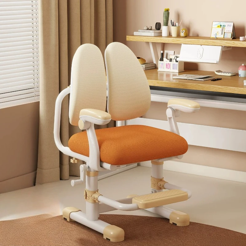 Children's Study Chair with Adjustable Adjustable Backrest,school Student Writing Chair,dedicated Desk Chair,household Stool