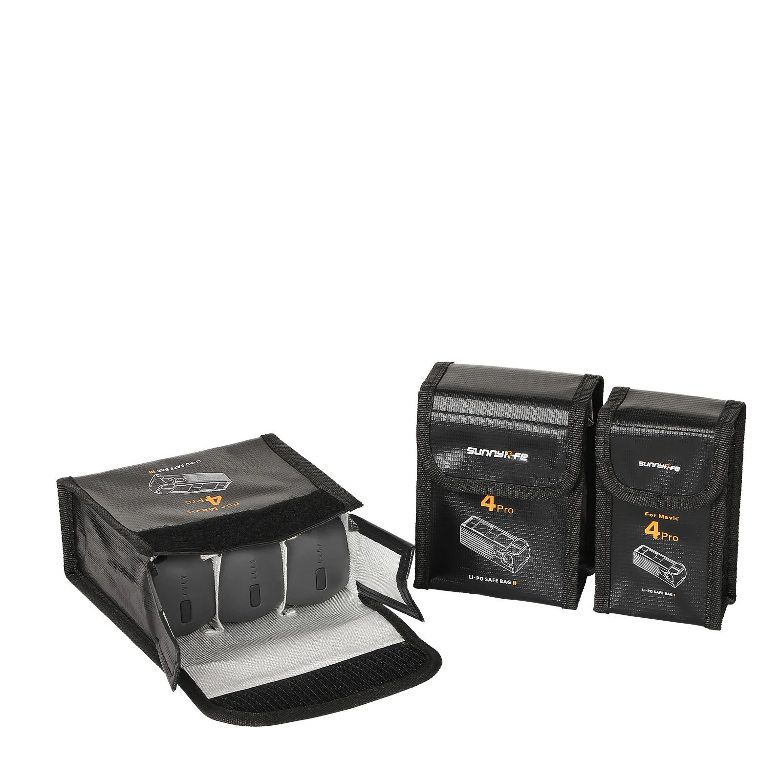 

Organizer Case For DJI Mavic 4 Pro Battery Explosion Proof Pouch Safety Storage Bag Flame Retardant Protective Bag Accessories