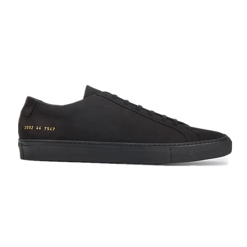 16 black suede