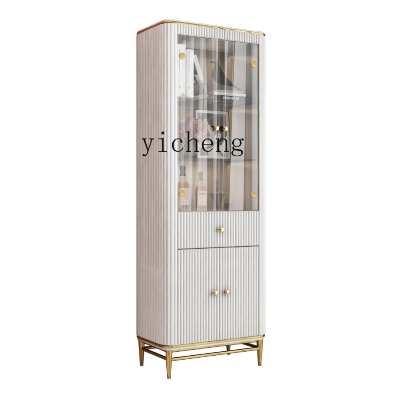 

XL high-end wine cabinet integrated against the wall, household storage storage, decorative side cabinet