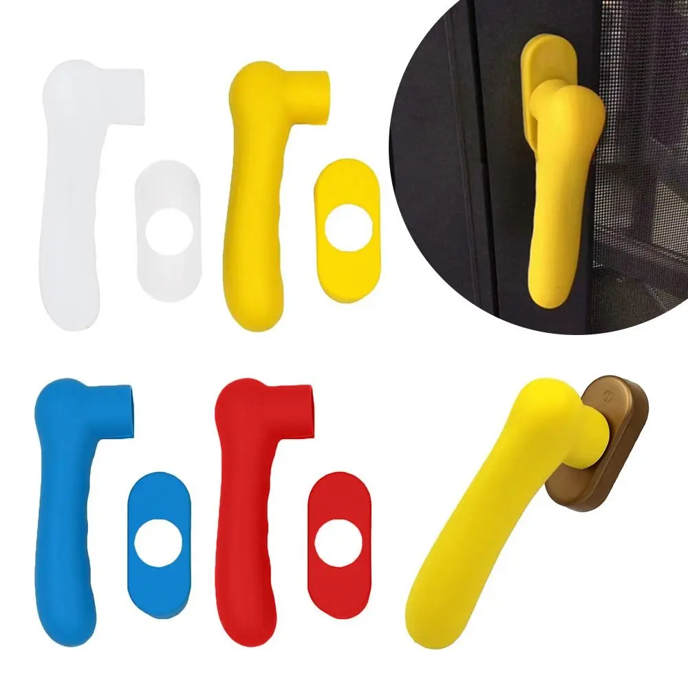 Door Knob Cover Silicone Door Handle Glove Wall Protectors Door Knob Protective Anti Collision Static Mat Home Accessories