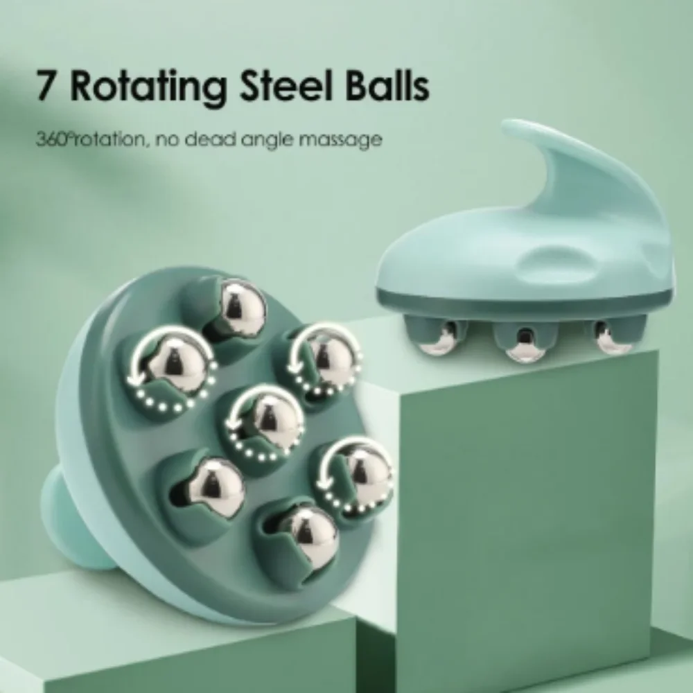 Handheld Ball Massager Magnetic Body Beauty Meridian Brush Kneads Abdomen Slender Waist Beautiful Legs Muscle Relaxation