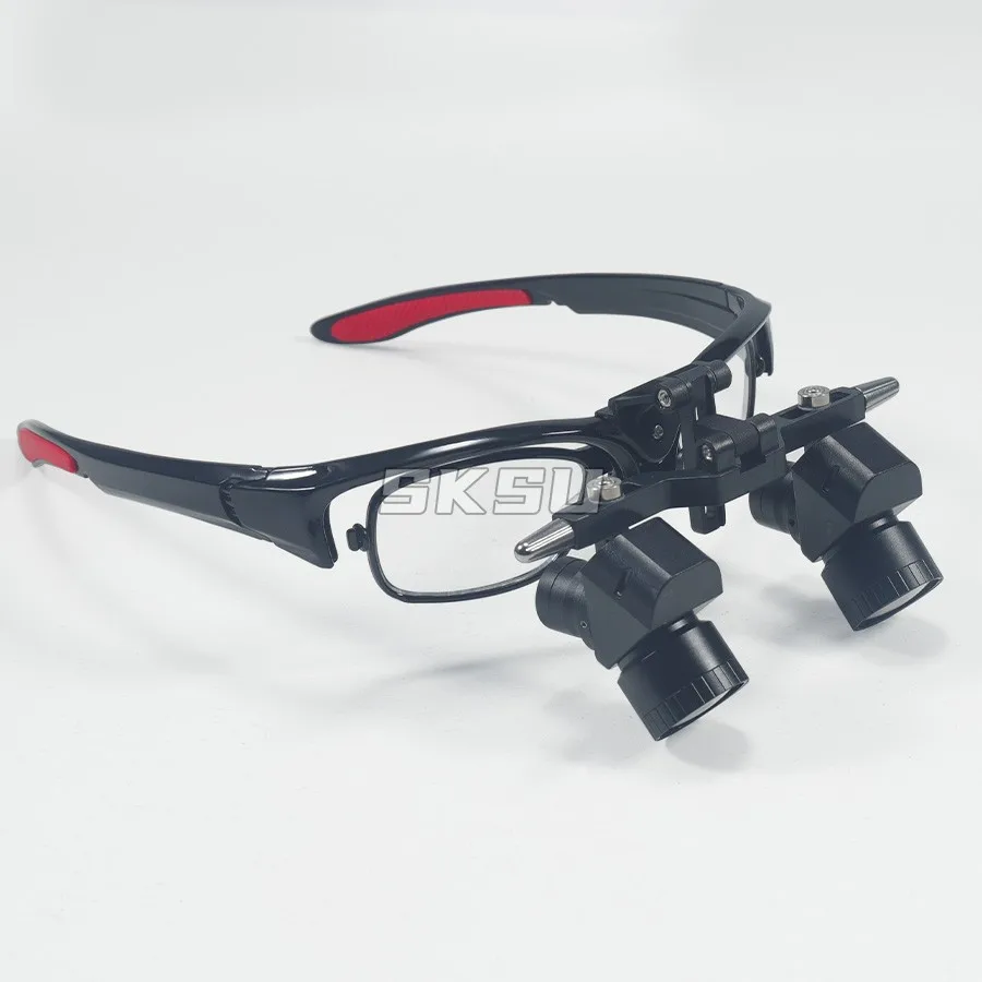 5X Magnification Dental Angled Loupes for Dentists And Surgeons Without Light - Medical Professional Dental Loupes
