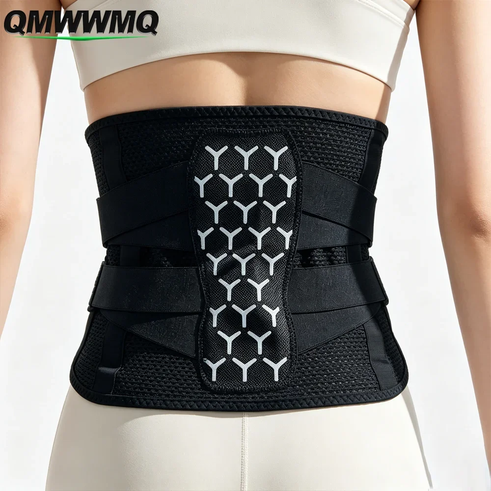 Back Brace for Lower Back Pain Relief, Breathable Waist Brace Adjustable Lumbar Support for Herniated Disc, Sciatica, Scoliosis
