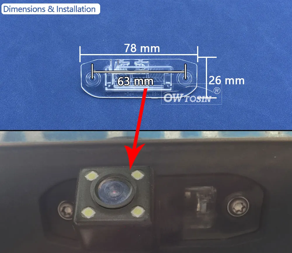 

1920x1080P AHD AI Car Vehicle Rear view Camera For Volvo S80L/S40L/S80/S4/S60/V60/XC90/XC60/ Reverse Camera Android Monitor