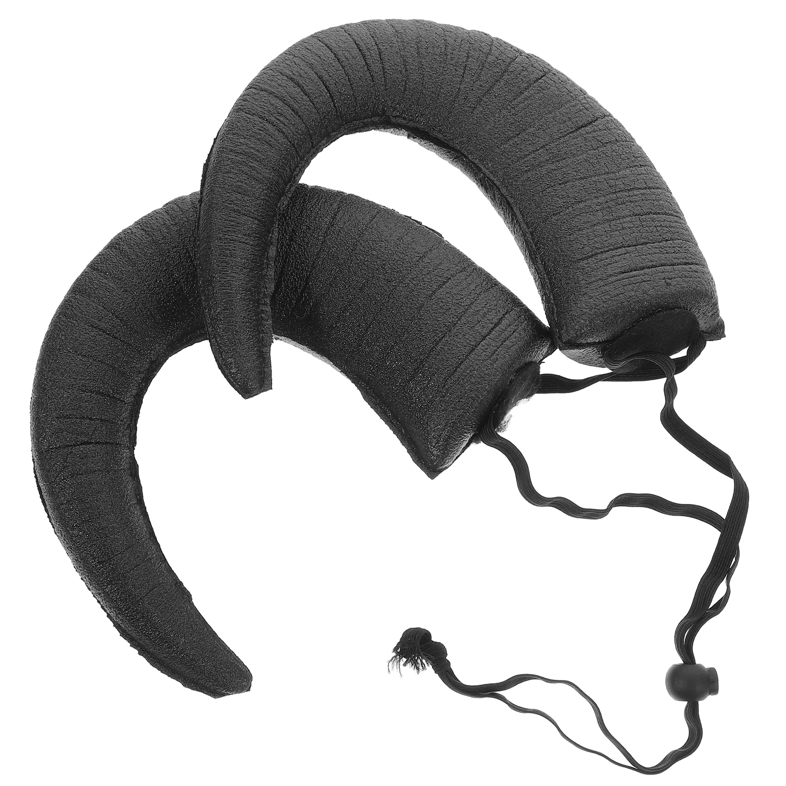 Demon Haloween Horror Killer Halloween Masks Cosplay Black Horns Adjustable Headwear Costumes Headdress Props