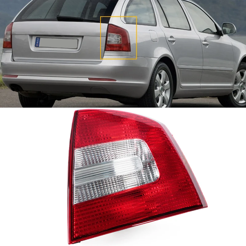 

For Skoda Octavia A6 Sedan 2009 2010 2011 2012 2013 Car Rear Bumper Tail Light Stop Brake Lamp No Bulbs 1Z5945111B 1Z5945112B