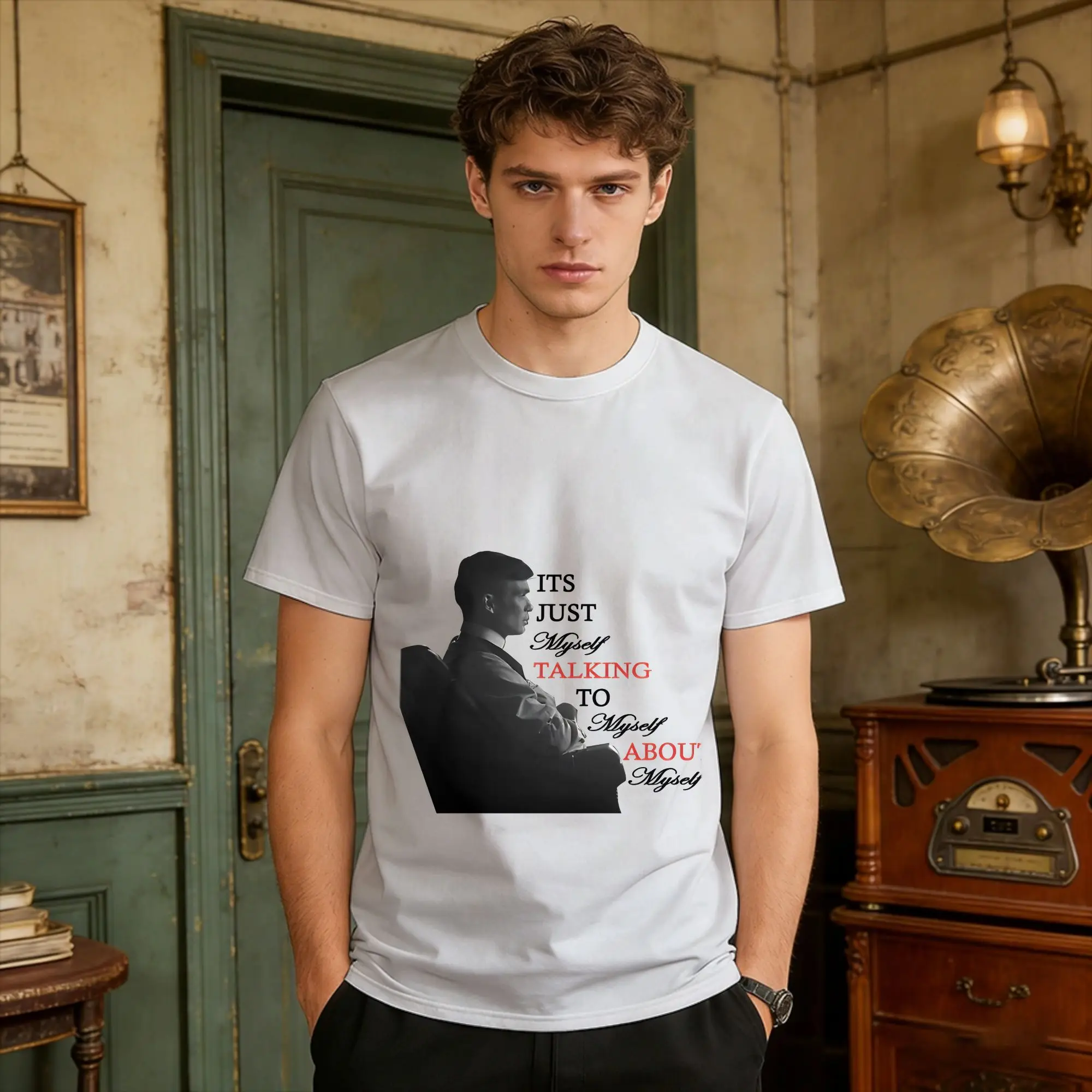 Tommy Shelby T-Shirt Summer Peaky Blinders Y2K Funny T-Shirts Cotton Fashion Tshirt For Mens Casual Tops