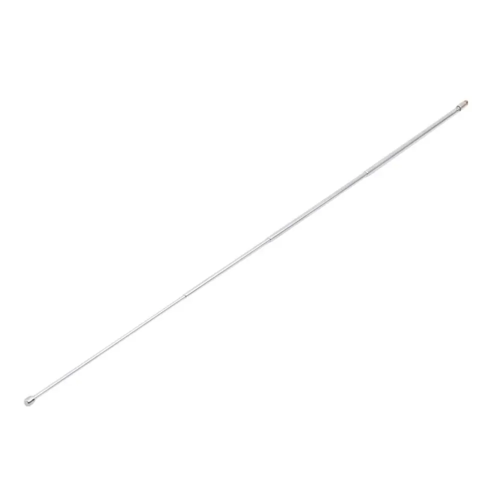 1Pcs New 7104 7120 Telescopic Antenna 7 Sections Rotatable Antenna Rod Silver Metal Replacement Aerial for Radio TV Replacement