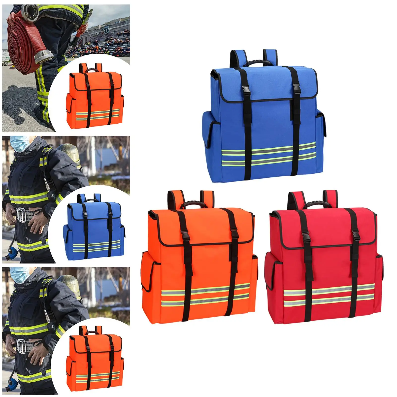 

Fire Hose Backpack Emergency Water Hose Backpack Outdoor Firefighting Equipment Bag for , Backpacking, Climbing