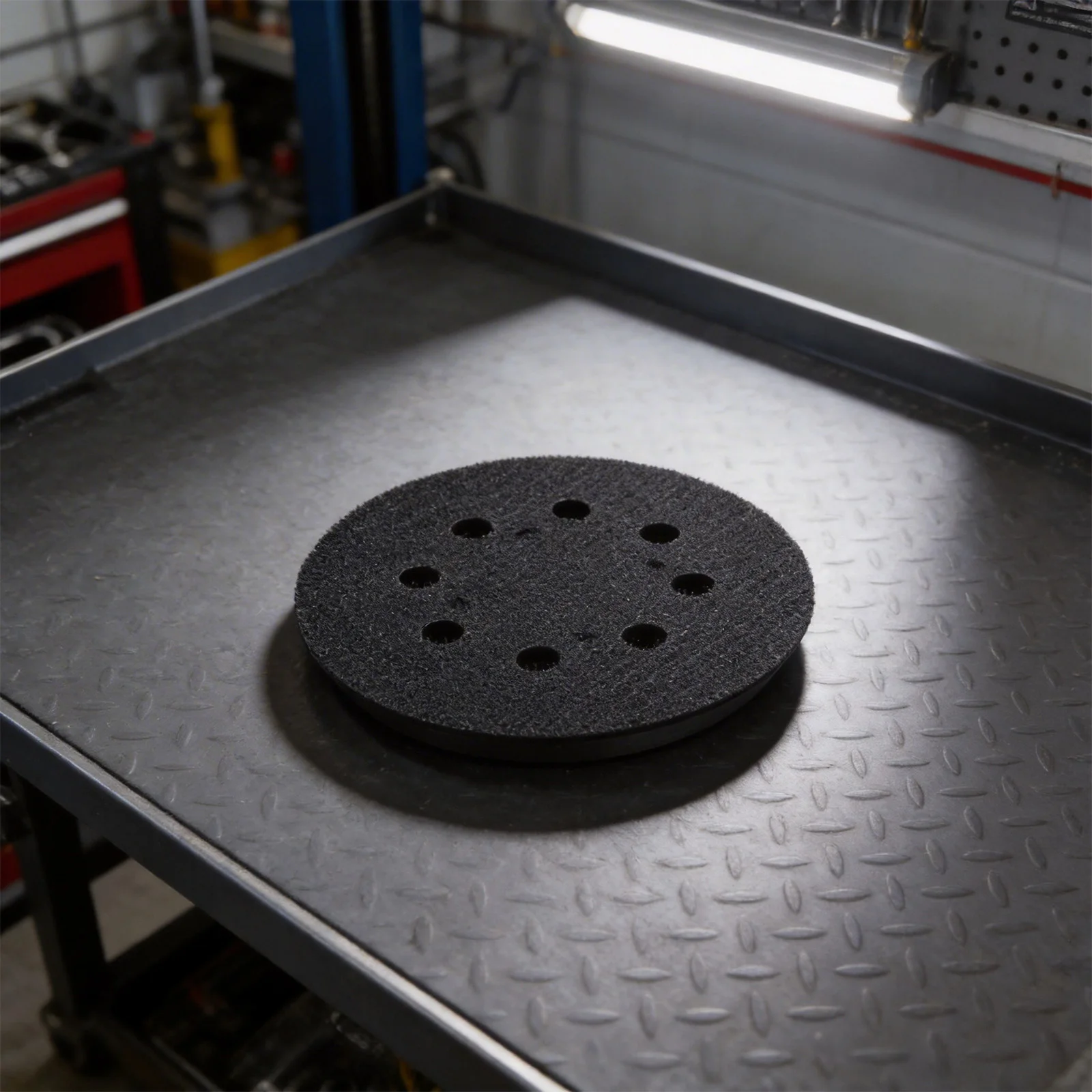 

8 Holes Disc Backing Disc 5 Inch Diameter Compatible With DWE6423K 5 Inch Sanding Disc For Polishing Sanding Projects