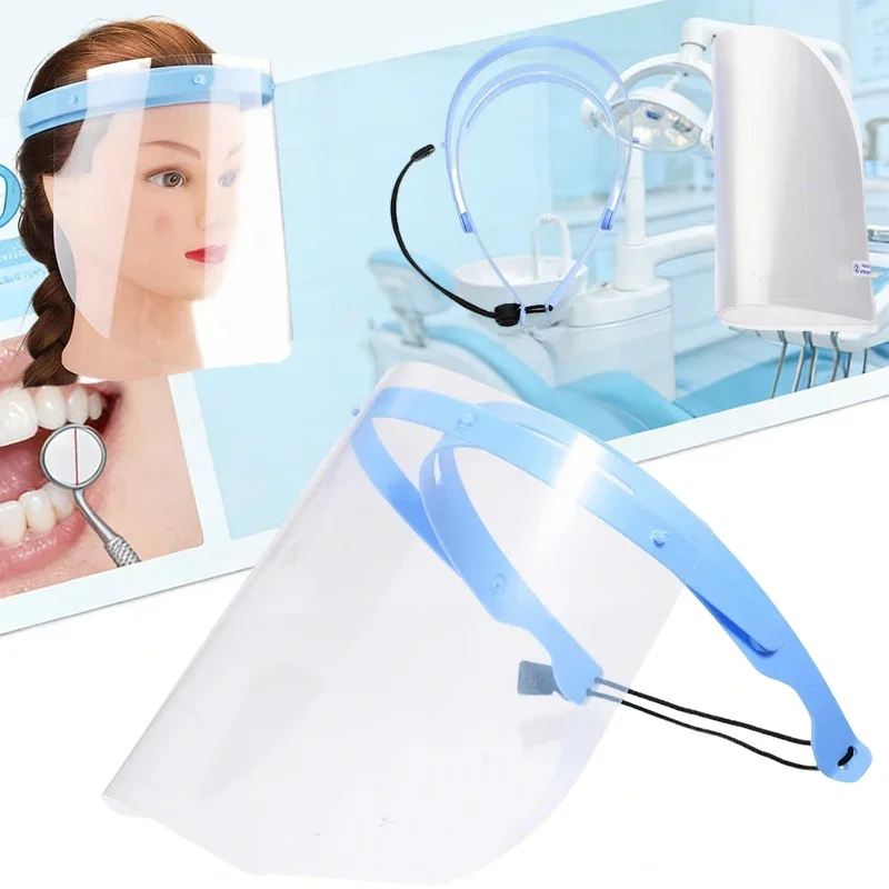 

10Pcs/Set Detachable Face Covers for Dentist Anti-Fog Dustproof Dental Protective Shield Shelf