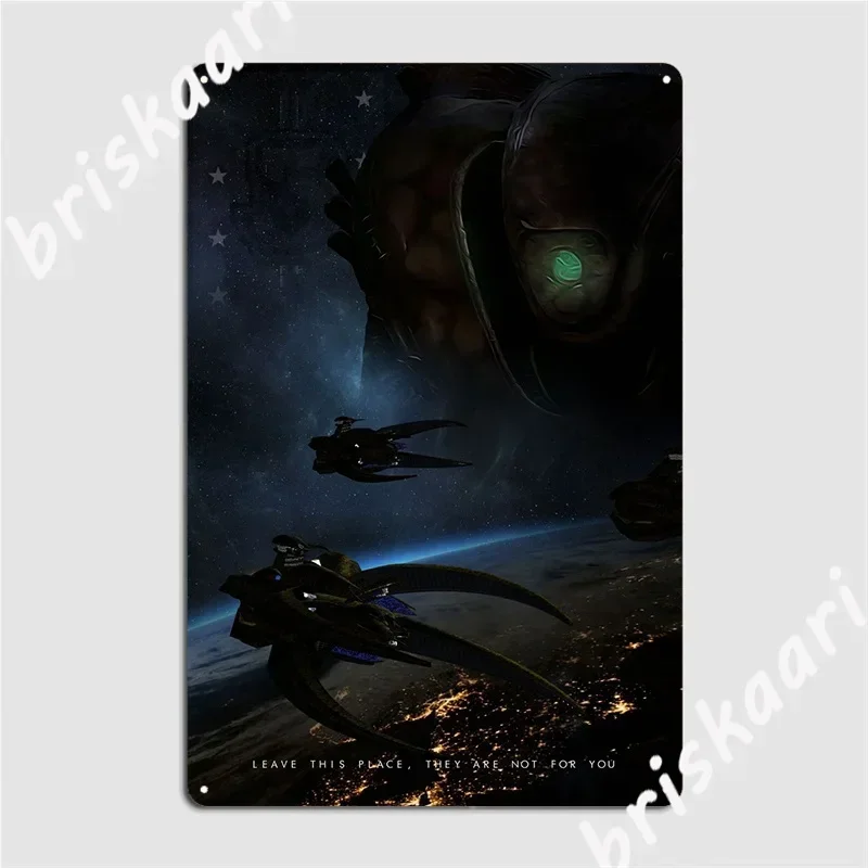 Babylon 5 Kosh Metallschild, Kino, Wohnzimmer, Küche, Wanddekoration, Blechschild, Poster