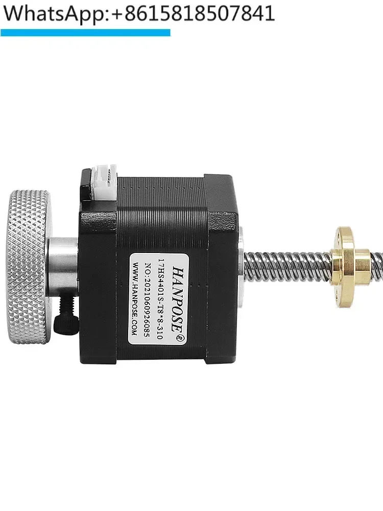 42 screw stepper motor with handwheel integrated high torque 40mm hybrid screw motor