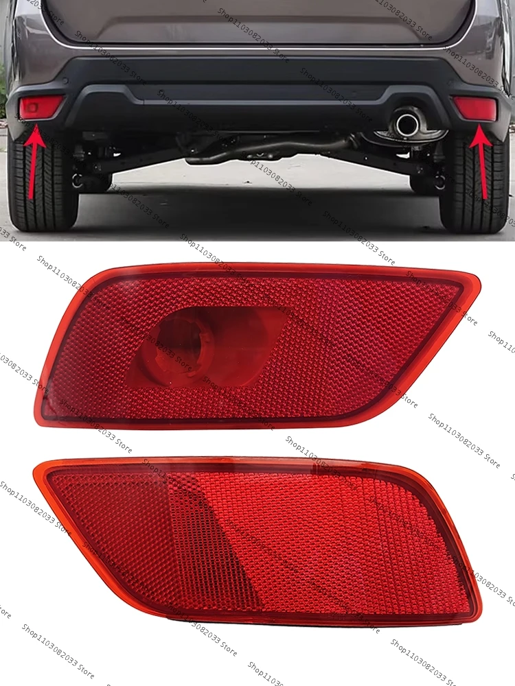 

For Subaru Forester 2019 2020 2021 2022 Rear Taillight Bumper Warning Light Reflector Brake Stop Lamp Fog