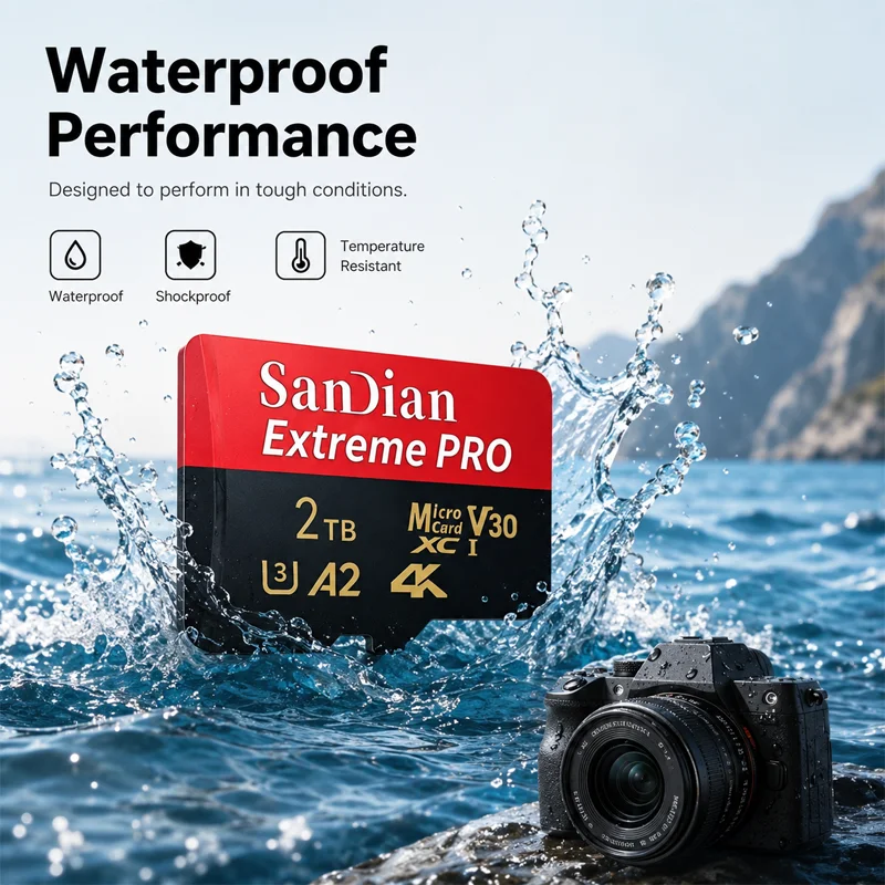 128GB 256GB Original Micro TF/SD Card Class 10 High Speed Memory Card Compatible with Phone, Laptop and PC